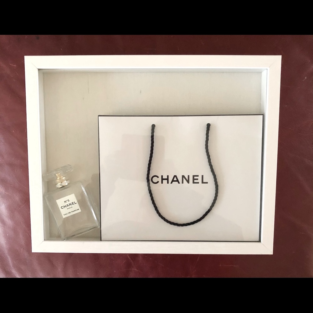 CHANEL🖤SHADOW BOX ✨EMPTY AUTHENTIC No.5 & BAG 🕶